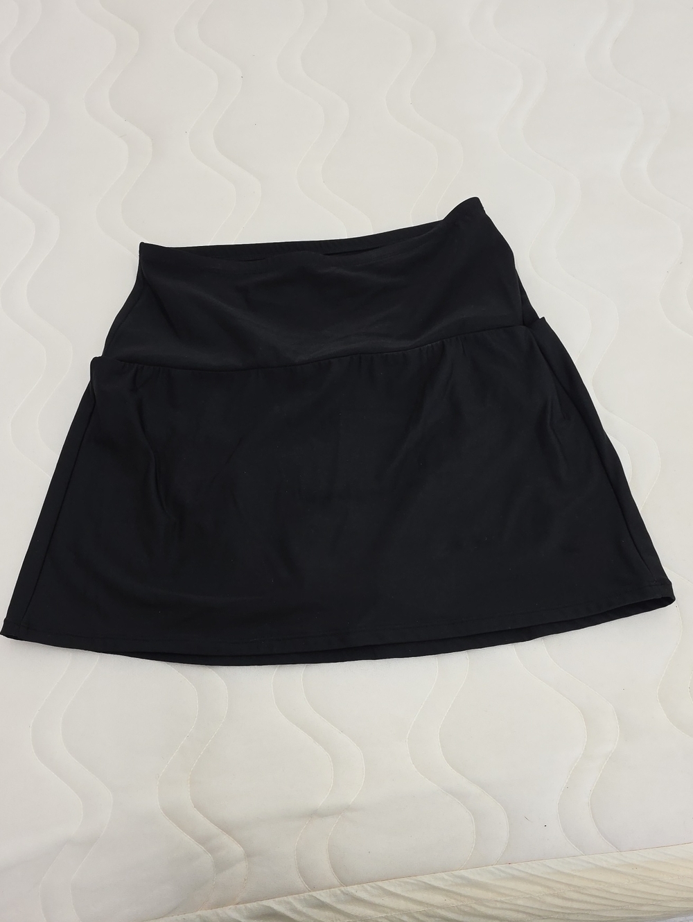 Sonnet Shores Women's Black Athletic Swim Skirt/Skort